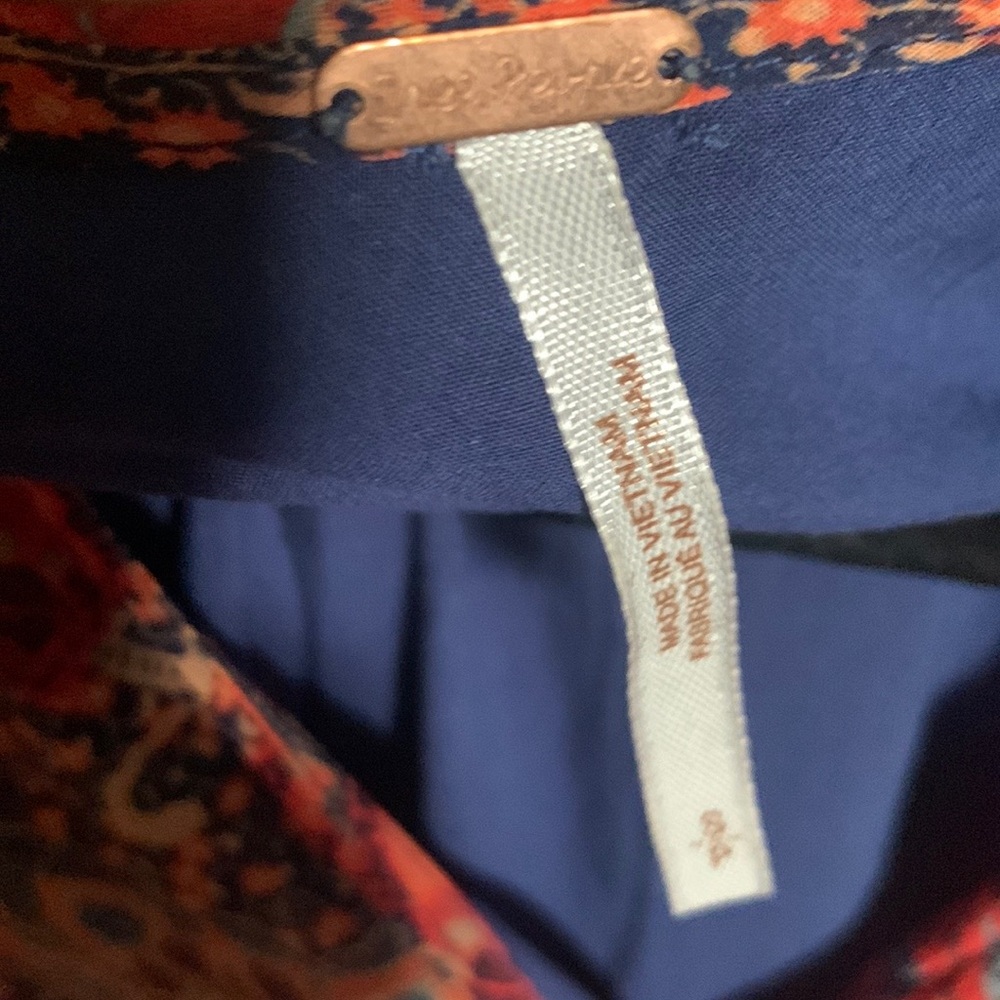 Free People Floral Mini Dress- S - Picture 4 of 8